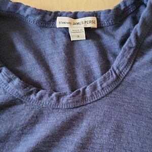 James Perse STANDARD Navy Tee Size 3